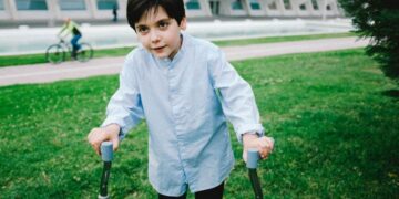 niño con paralisis cerebral