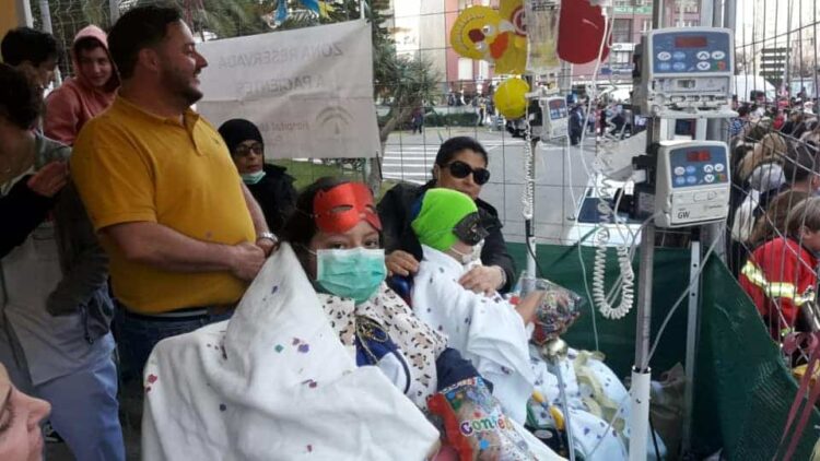 Increíble detalle del Hospital Puerta del Mar con sus niños ingresados