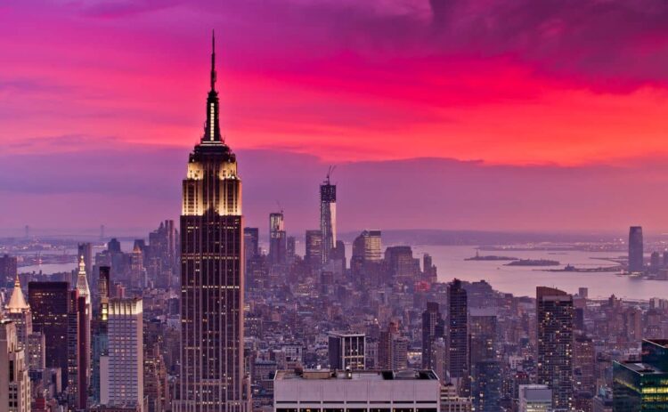 Vistas de la ciudad de Nueva York, la ciudad más poblada de Estados Unidos
