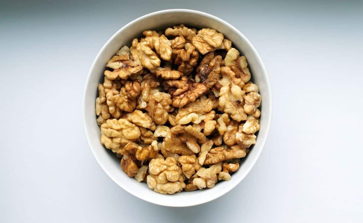 nuez frutos secos alimento fibra digestión microbiota