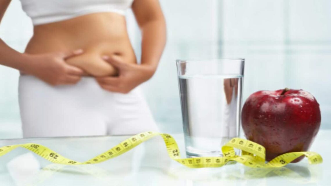 Obesidad dieta agua fruta