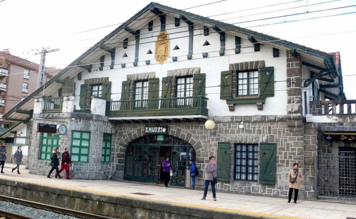 obras de accesibilidad estación de Amurrio (Álava)