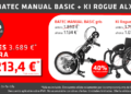 Descuento del 40% en BATEC MANUAL BASIC y silla Ki Rogue Alx