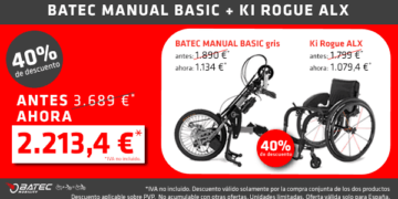 ¡40% descuento BATEC MANUAL BASIC + silla Ki Rogue Alx!