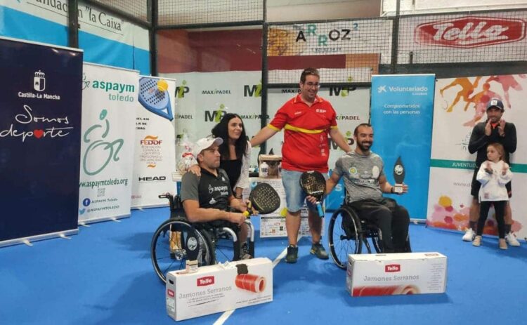 Óscar Agea y Coco Bernal se coronan en el VI Open de Pádel de ASPAYM Toledo