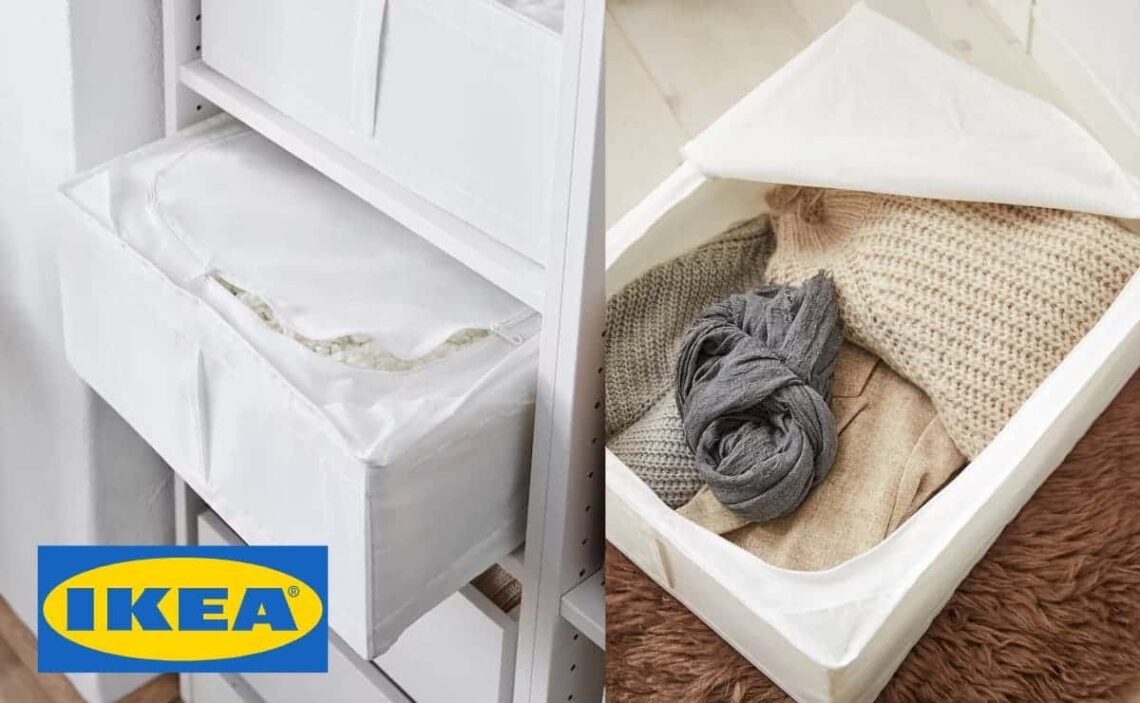 El organizador de pantalones y prendas de IKEA más práctico para evitar el  polvo en tu ropa