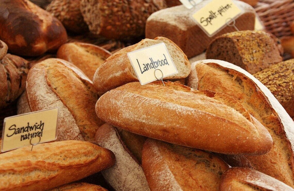 el pan es erradicado de la dieta libre de gluten