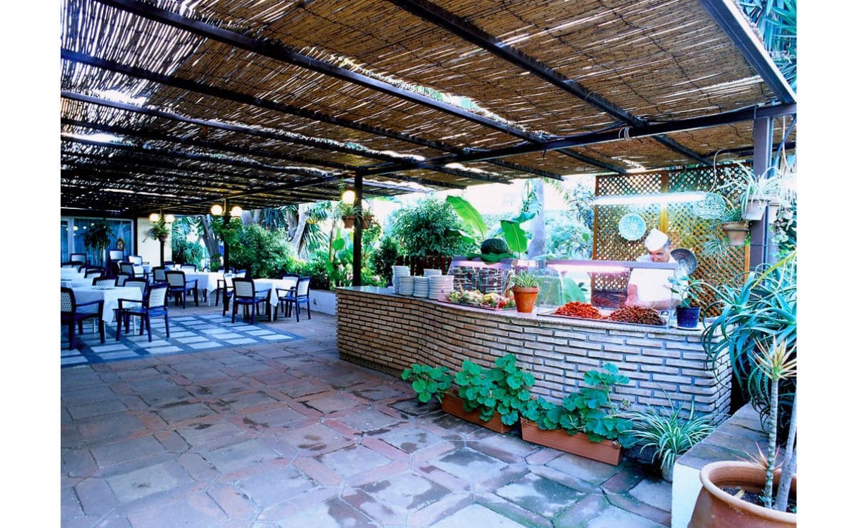 Restaurante en el Parador de Turismo de Ceuta