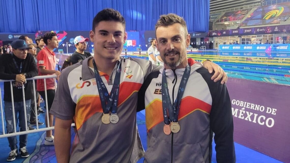 Jacobo Garrido y José Antonio Marí triunfan en las Series Mundiales de natación paralímpica en México