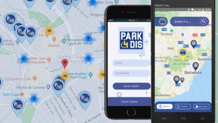 Park4dis, aplicación para encontrar aparcamientos para personas con movilidad reducida (PMR)