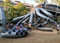 Parque infantil adaptado en Barcelona