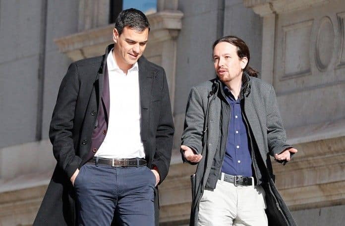 Pedro Sánchez y Pablo Iglesias