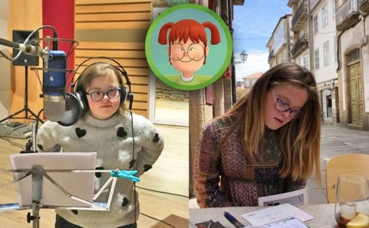 Lucía Serén y Pepa Lockhart son las encargas del doblaje de Valentina, el dibujito animado con síndrome de Down
