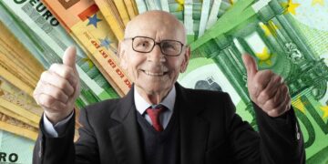 pension media españa euros pensiones jubilacion jubilado