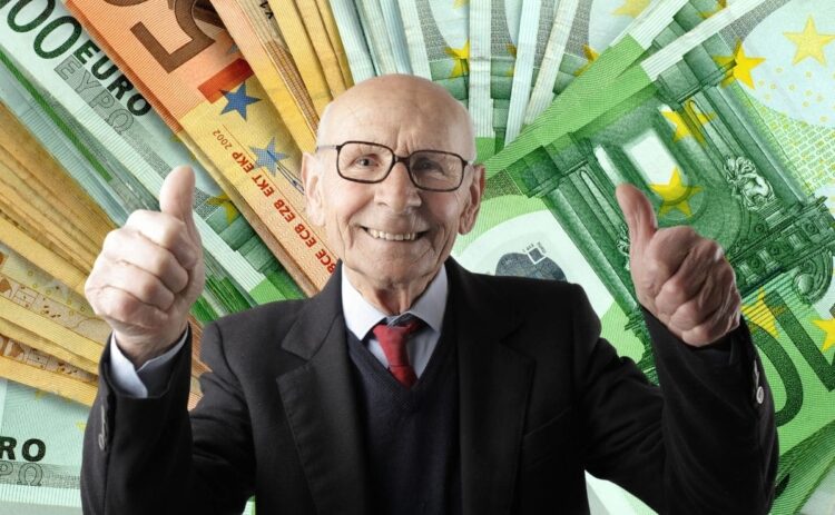 pension media españa euros pensiones jubilacion jubilado