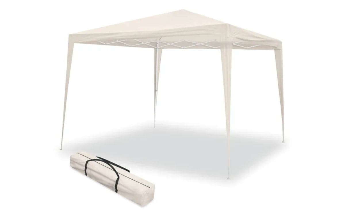 La pérgola plegable de Leroy Merlin para el jardín