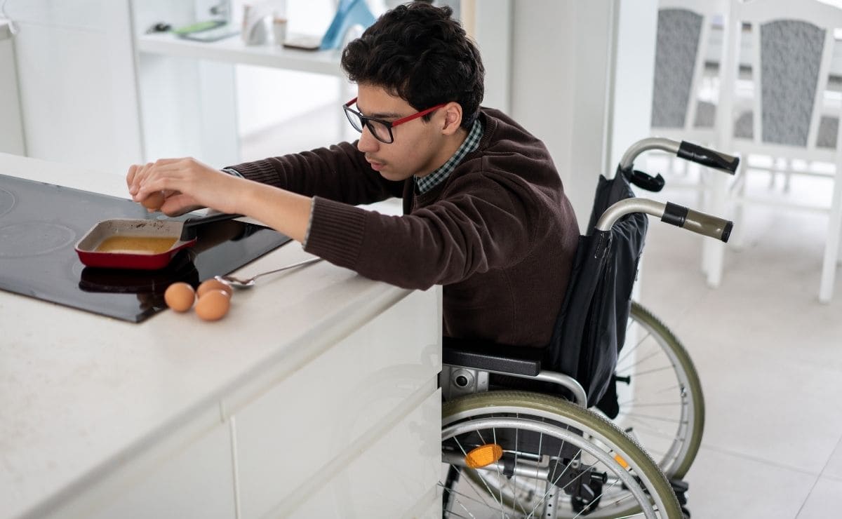 La cocina también es muy importante para las personas con discapacidad