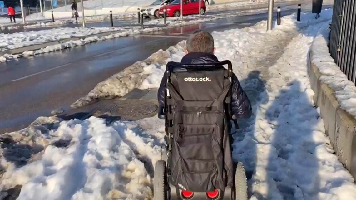 Roberto Pérez Toledo y la "pesadilla" de las personas con discapacidad des alir a la calle por culpa de la Nieve