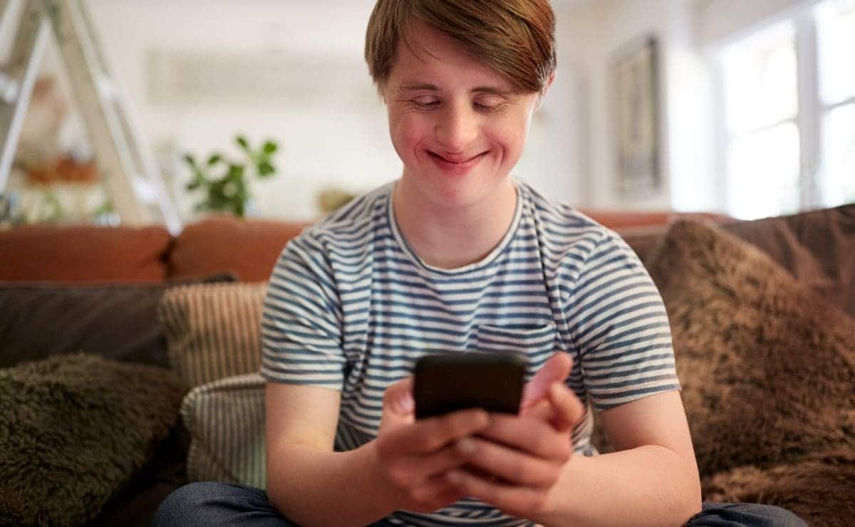 persona con sindrome de down movil