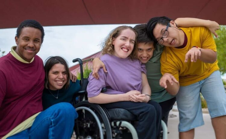 Grupo de personas con discapacidad