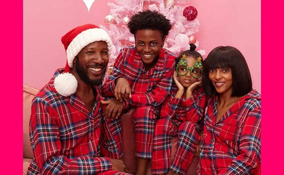 Pijamas navideños para familia en Primark