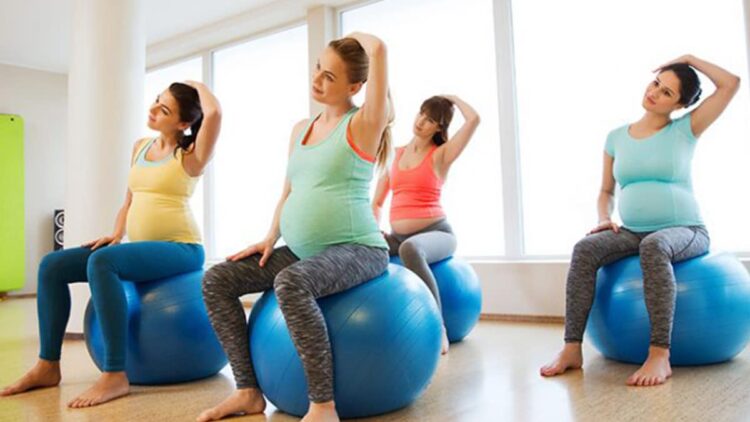 Pilates en mujeres embarazadas