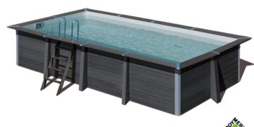 La piscina desmontable de Leroy Merlin es fácil de colocar y tiene un gran tamaño
