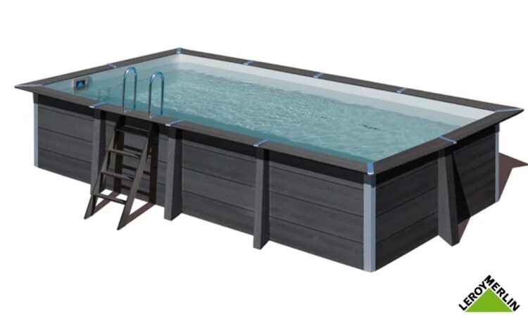 La piscina desmontable de Leroy Merlin es fácil de colocar y tiene un gran tamaño