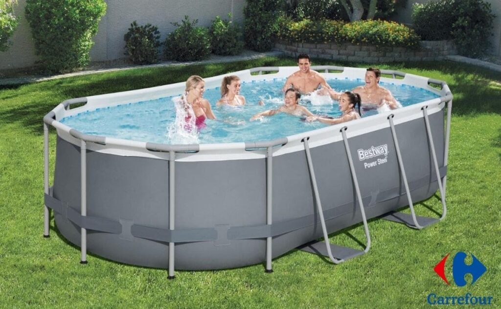 La piscina rebajada en Carrefour