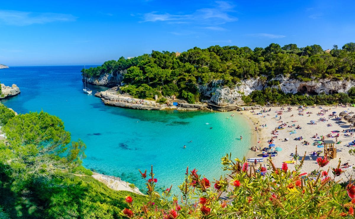 Una de las playas cristalinas de Mallorca