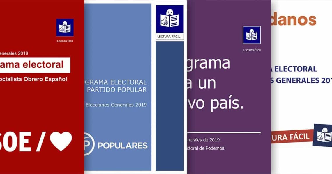 programa electoral lectura fácil