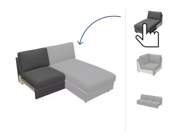 Puedes configurar este sofá de Ikea para que tenga el tamaño y la forma que más te guste