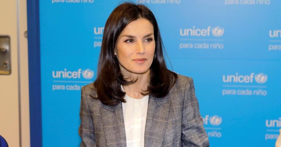 Reina Letizia durante una comparecencia. Foto: EP