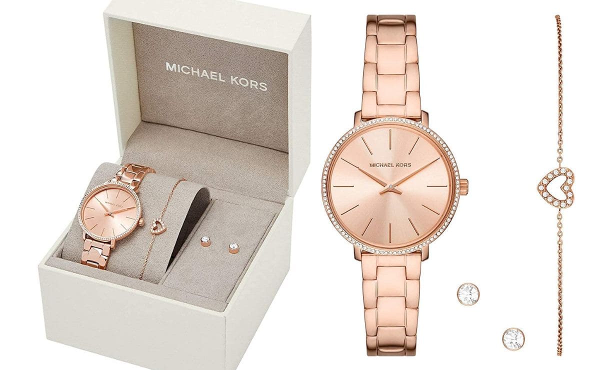 Reloj para mujer oro rosa de Michael Kors rebajado en Amazon