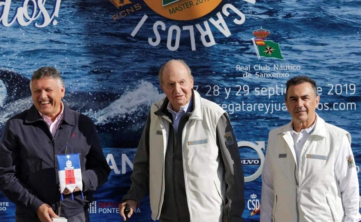El Rey emérito Juan Carlos I en las regatas ofrecidas en el año 2019