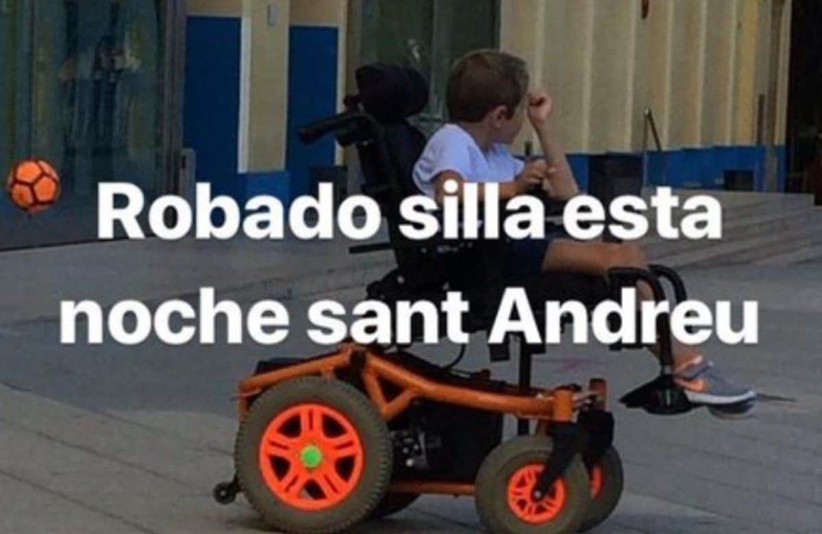 Los Mossos recuperan la silla de ruedas robada que publicaron en Wallapop