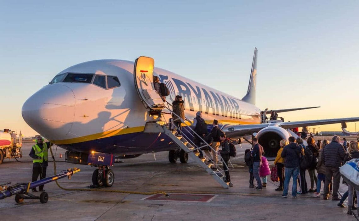 Seguro de viaje con Ryanair