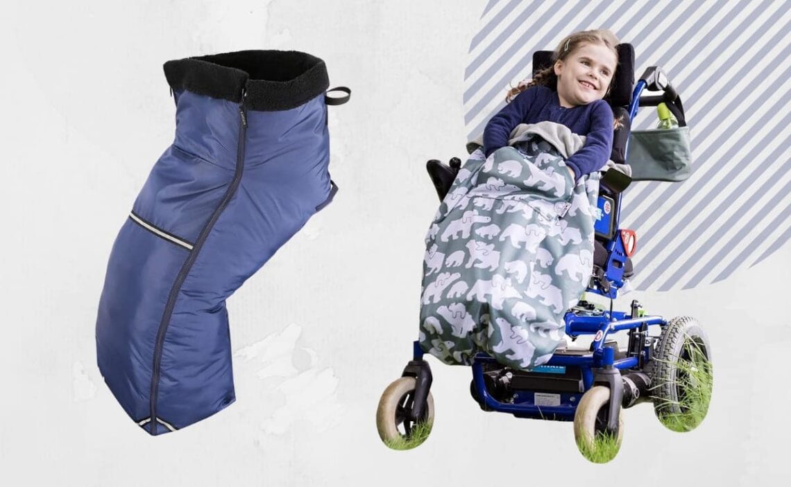 saco polar poncho impermeable silla de ruedas