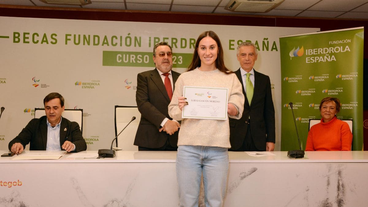 Sarai Gascón, una de las atletas que ha recibido la Beca de Fundación Iberdrola