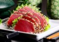 Sashimi de atún, una opción de pescado rapida y deliciosa