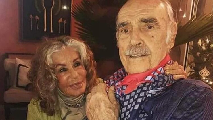 Sean Connery junto a su esposa