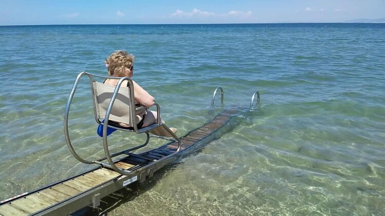 Seatrack silla autónoma para acceder al mar