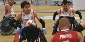 España, quinta en el Europeo de rugby en silla de ruedas