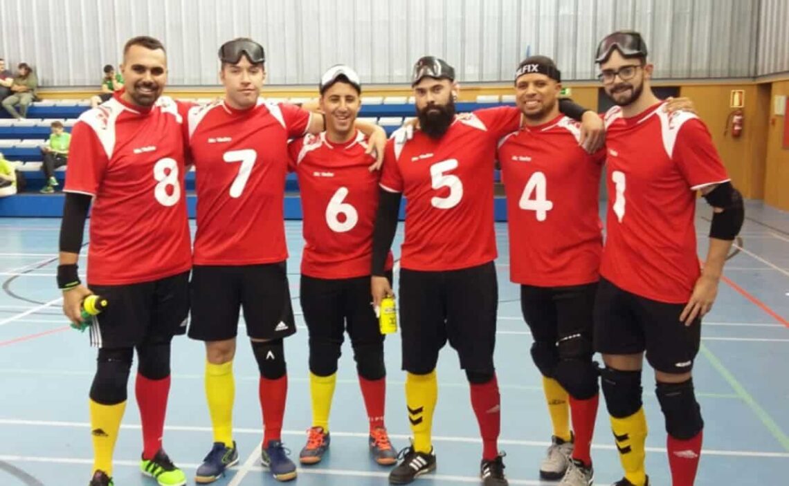 Jugadores de la selección española de goalball