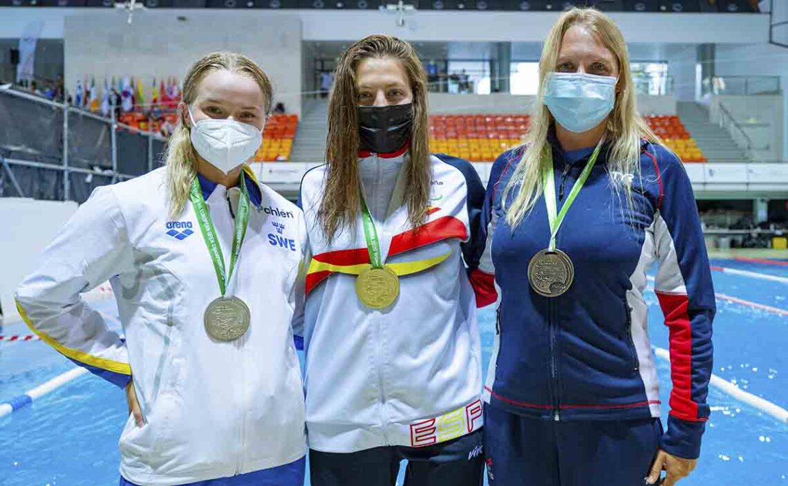 Selección española en el Europeo de Natación