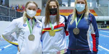 Selección española en el Europeo de Natación