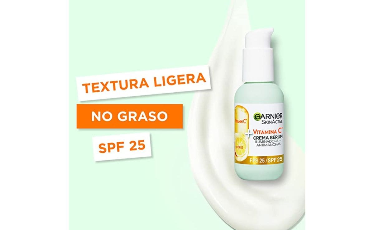 El sérum antimanchas de Garnier con vitamina C ahora rebajado en Amazon