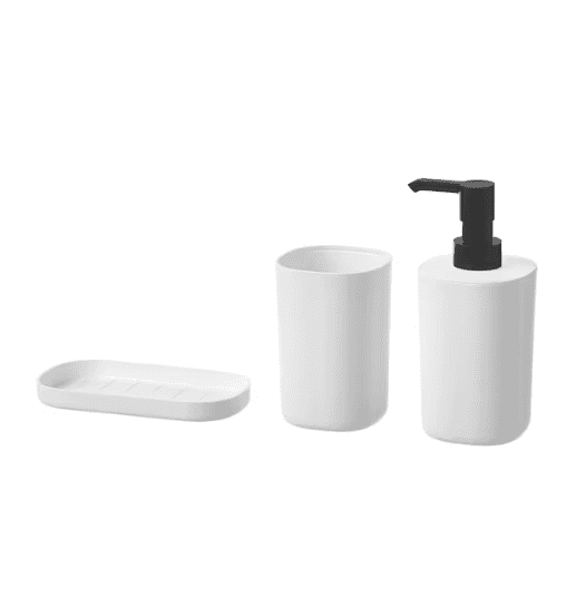 Set nórdico de baño de Ikea