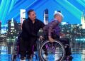 La pareja realizando su actuación en el concurso. Foto: Got Talent