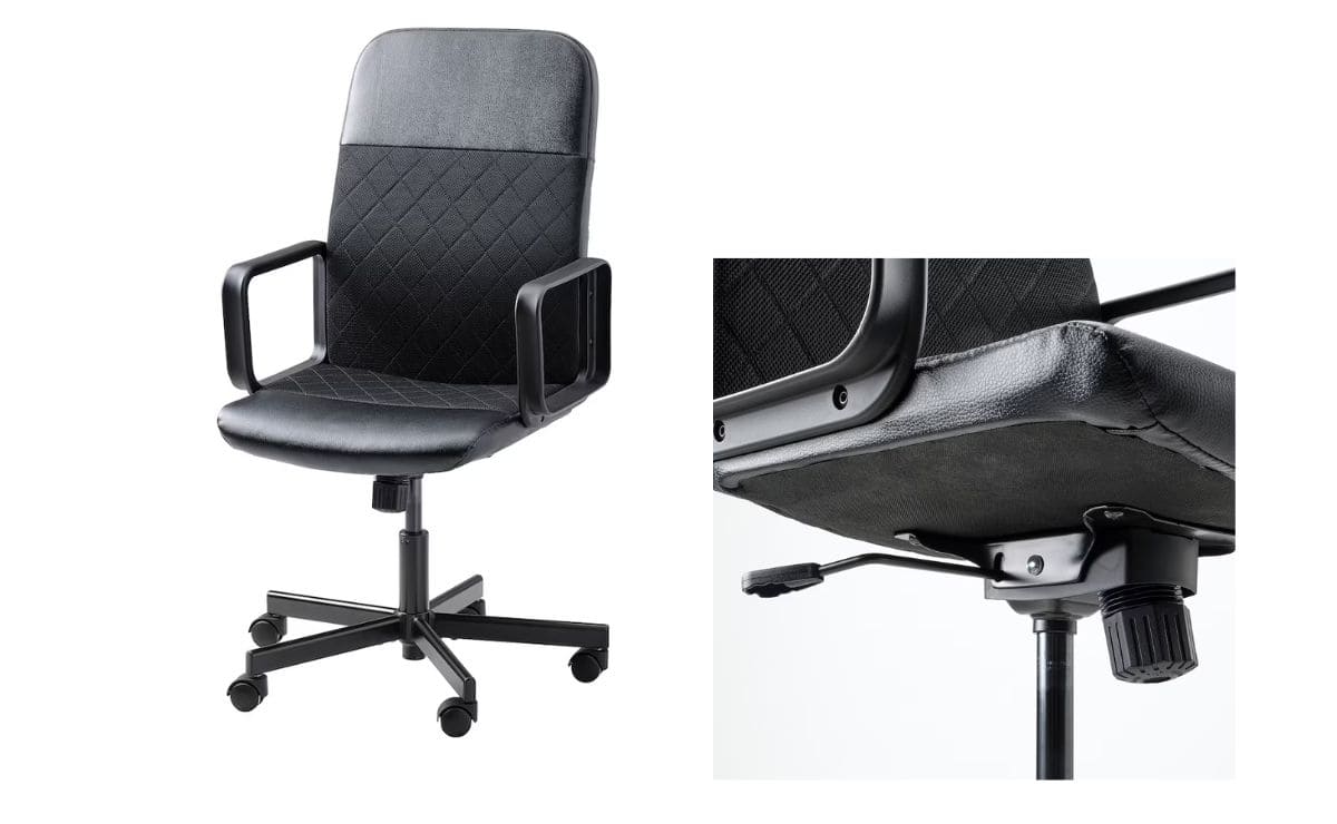 La silla de escritorio más vendida de IKEA para tu oficina con diseño muy cómodo y fácil de montar
